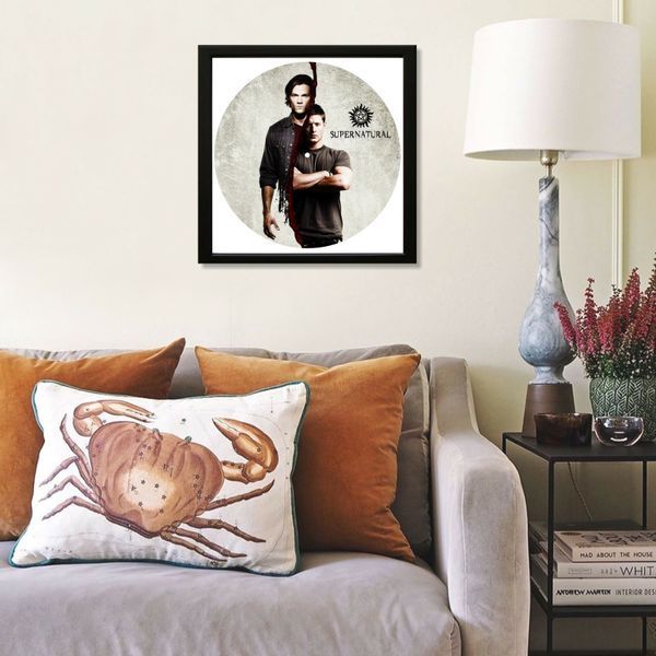Vinyl Record Decor in a Wooden Frame Supernatural 14" 774-4-1 photo