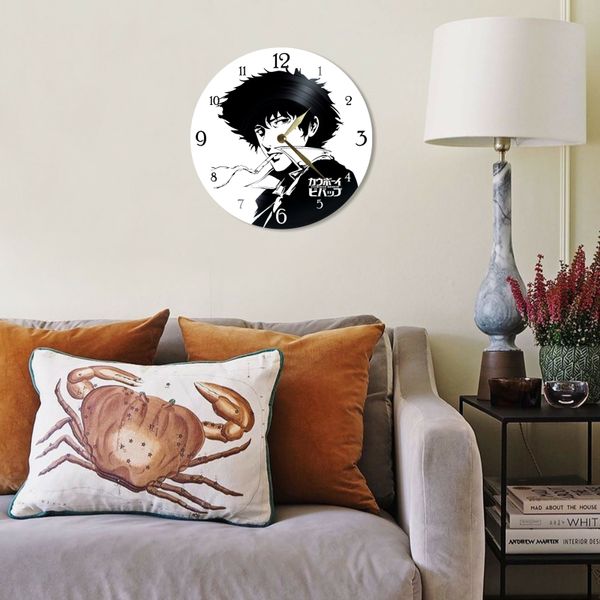 Wall Vinyl Record Clock Cowboy Bebop 12" UF-Clock-Cowboy Bebop-2 photo