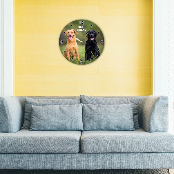 Wall Vinyl Record Clock Labrador 12" UF-Clock-Labrador-1 photo