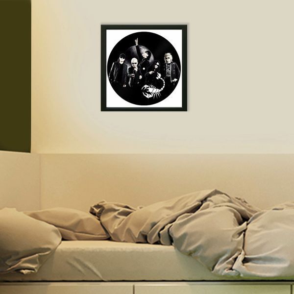 Vinyl Record Decor in a Wooden Frame Scorpions 14" 574-4-1 photo