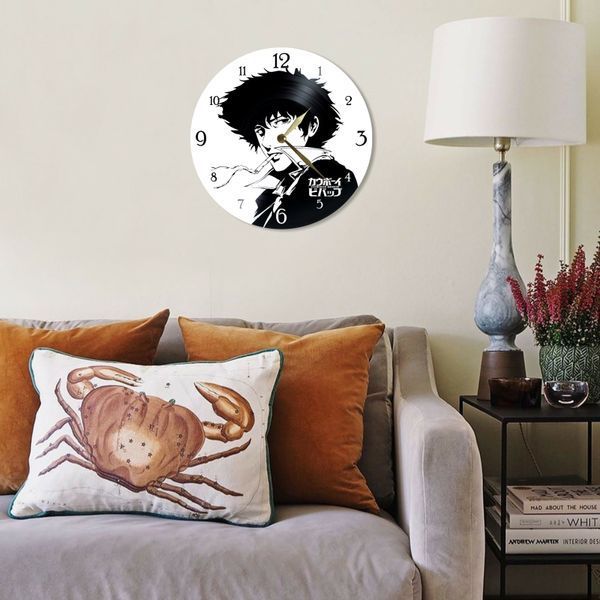 Настінний вініловий годинник Ковбой Бібоп, діаметр 30см UF-Clock-Cowboy Bebop-2 фото