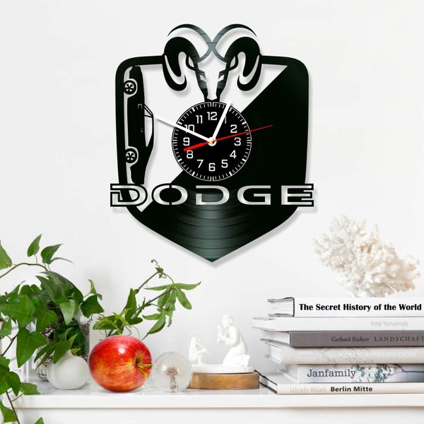 Wall Vinyl Record Clock Dodge 12" Vinyl-Clock-Dodge-1 photo