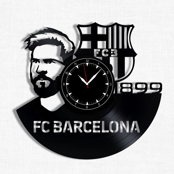 Wall Vinyl Record Clock FC Barcelona 12" Vinyl-Clock-FC Barcelona-1 photo