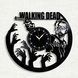 Настінний вініловий годинник Ходячі мерці, діаметр 30см Vinyl-Clock-M-The Walking Dead-12 фото 1