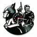 Настінний вініловий годинник Бетмен, діаметр 30см Vinyl-Clock-Batman-10 фото