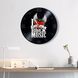 Wall Vinyl Record Clock Love Rock 12" UF-Clock-Love Rock-1 photo 2