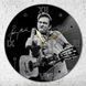 Настінний вініловий годинник Джонні Кеш, діаметр 30см UF-Clock-Johnny Cash-1 фото 3