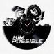 Настінний вініловий годинник Кім П'ять з плюсом, діаметр 30см Vinyl-Clock-C-Kim Possible-1 фото 1