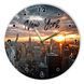 Wall Vinyl Record Clock New York 12" 31-2-3 photo